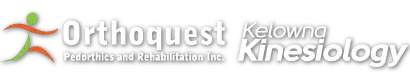 Orthoquest Pedorthics and Rehabilitation & Kelowna Kinesiology Logo